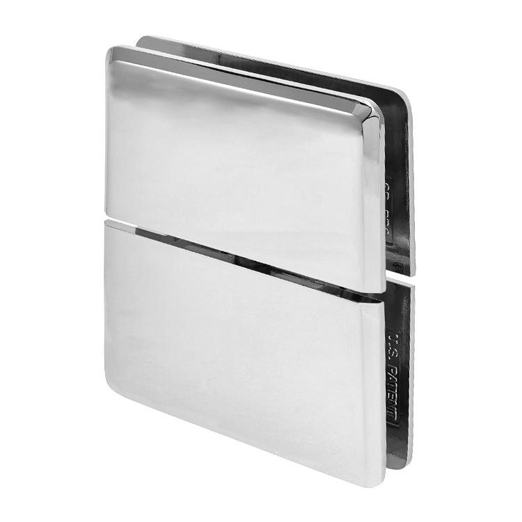 CRL Senior Prima 02 Series Polished Chrome Glass-to-Glass Mount Hinge