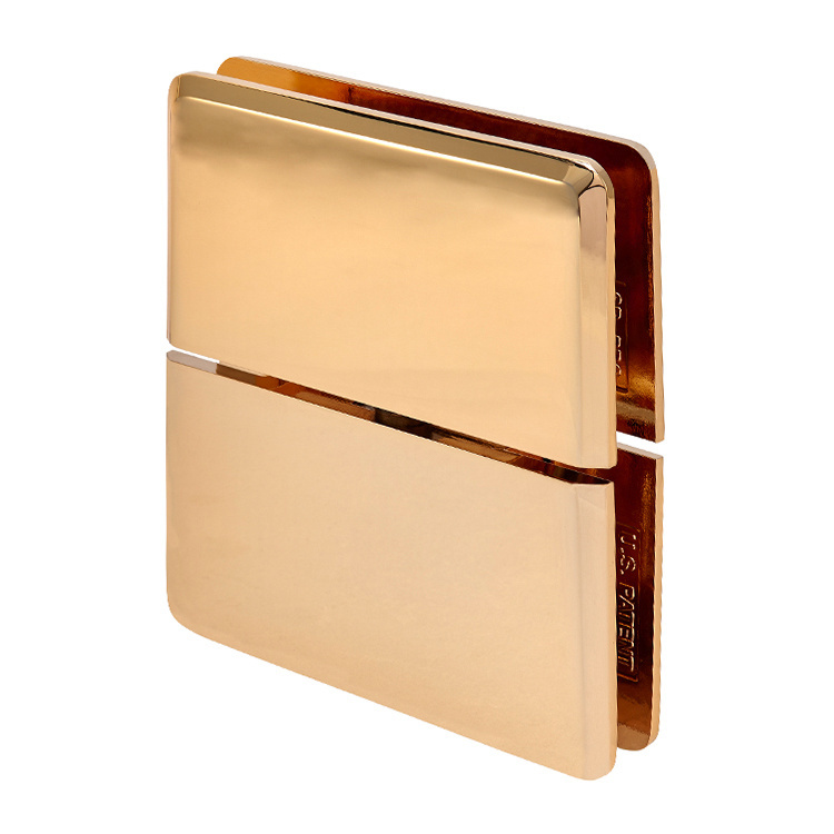 CRL Senior Prima 02 Series Gold Plated Glass-to-Glass Mount Hinge
