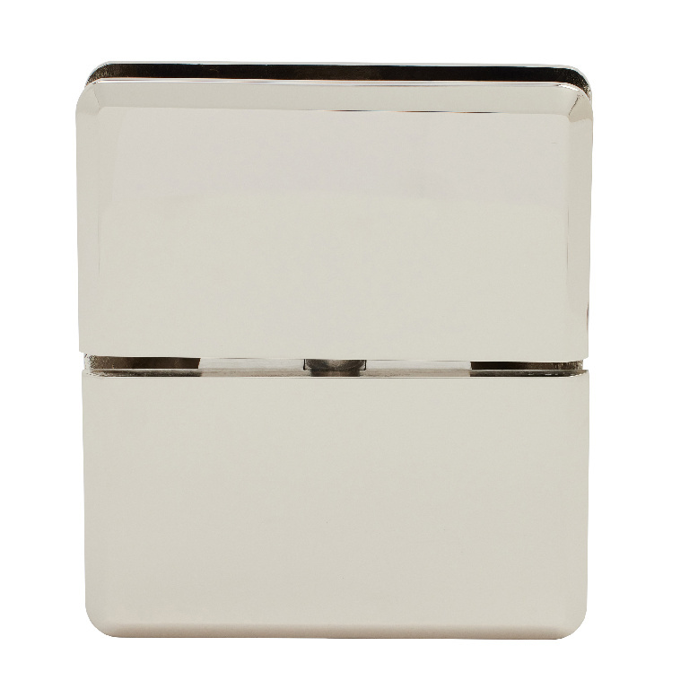 CRL Senior Prima 02 Series Polished Nickel Glass-to-Glass Mount Hinge