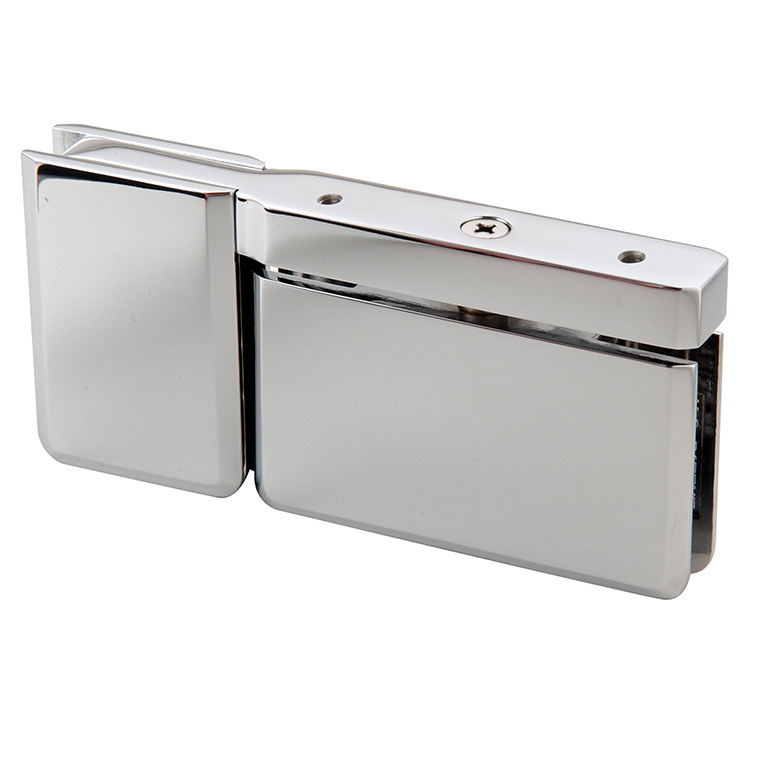 CRL Polished Chrome Senior Prima Top and Bottom Mount Pivot Hinge with U-Clamp