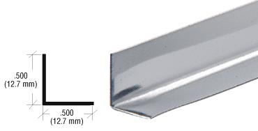 CRL 1/2" Stainless Steel L-Angle - Pack of 10 - 12 ft Long