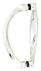 CRL 6" Polished Chrome Back-To-Back Sculptured Solid Pull Handle