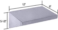 CRL Stainless Steel 12" Wide x 8" Deep Purse Shelf