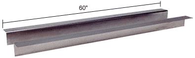 CRL 60" Stainless Steel Shelf Brackets