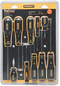 CRL Stanley Prodriver 11-Piece Screwdriver Set