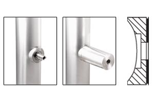 CRL Chrome 2" Tubing Adapter for 1-1/4" Diameter Standoff