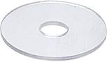 CRL 1/2" O.D. Clear Vinyl Replacement Washer with Small Hole - Pack of 10