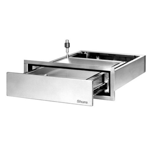 ShureSafe Thru-Wall Drawer, 18" W x 5" H x 25" D,  with Full Length Deal Tray, SPT150
