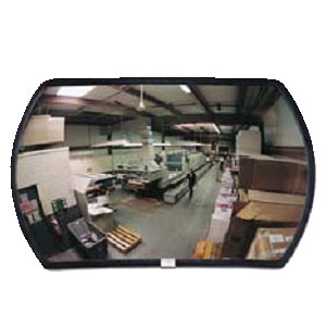 12" x 18" Acrylic Convex Mirror Indoor with Hardboard Backing