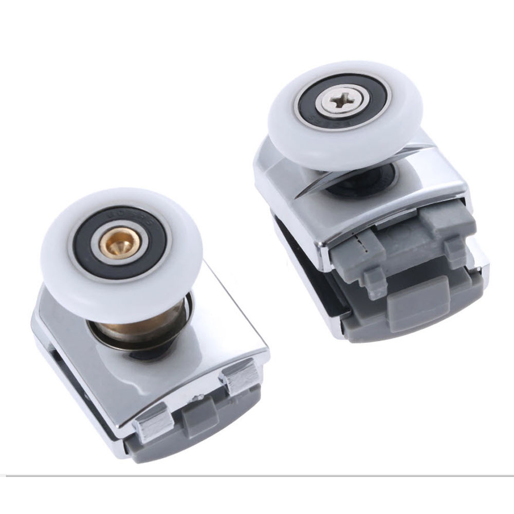 Gordon Glass&#174; Shower Door 1" Diameter Ball Bearing Roller Assembly for Glass Sliding Shower Doors (One Upper and One Lower Roller)