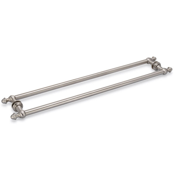 Sonata 24" Cuttable Back-to-Back Towel Bar - Brushed Nickel