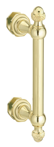 Sonata 6" Center-to-Center Single-Sided Pull -  Polished Brass