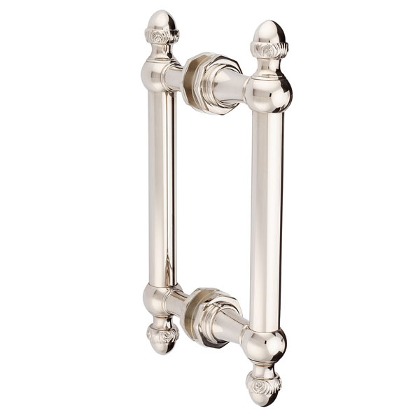 Sonata 6" Center to Center 3/4" Diameter Double Pull - Polished Nickel