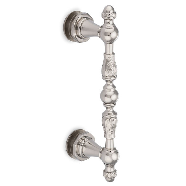 Sonata 6" Center-to-Center Single-Sided Decorative Pull - Polished Nickel