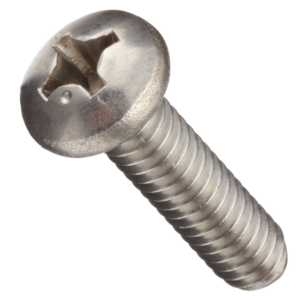 Gordon Glass&#174; 8-32 x 1/2" Stainless Steel Pan Head Phillips Machine Screws - Pack of 50