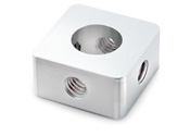 Square Standoff Traveler - 1-1/4" Diameter, 5/8" Height