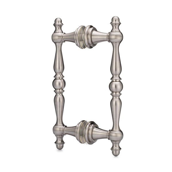 Symphony 6" Back-to-Back Double Sided Decorative Pull - Brushed Nickel
