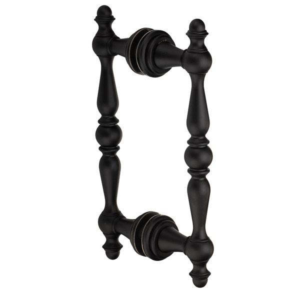 Symphony 6" Back-to-Back Double Sided Decorative Pull - Matte Black