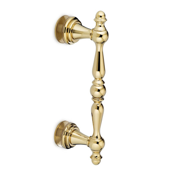 Symphony 6" Center-to-Center Single Sided Decorative Pull -  Polished Brass