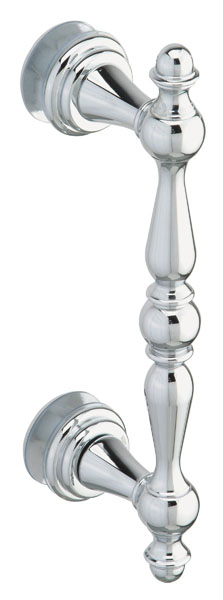 Symphony 6" Center-to-Center Single Sided Decorative Pull - Polished Chrome