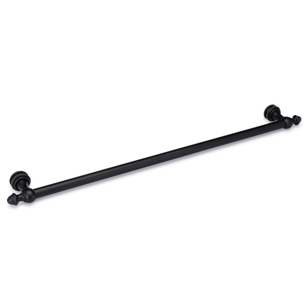Symphony 24" Cuttable Single Sided Towel Bar - Matte Black