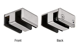 CRL Brushed Nickel Replacement Top Guide for Essence Series Sliding Door Kit