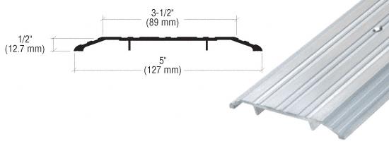 CRL Aluminum Saddle Threshold 5" Wide 1/2" High - 36-1/2 in long