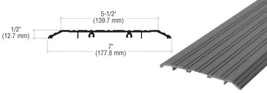 CRL Bronze Saddle Threshold 7" Wide 1/2" High - 36-1/2 in long