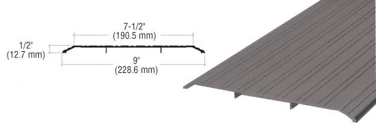CRL Bronze Saddle Threshold 9" Wide 1/2" High - 73 in long