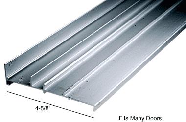 CRL Aluminum OEM Replacement Patio Door Threshold 4-5/8" Wide X 6 ft Long