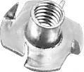 CRL 3/8"-16 Zinc Tee Nut for 1-1/2 and 2" Standoffs
