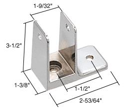 CRL 1-9/32" One Ear Bracket for Restroom Partitions