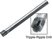 2.1 mm Triple Ripple Diamond Drill - 6 pack