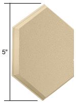 CRL Hexagon Shaped Vinyl Wall Protector