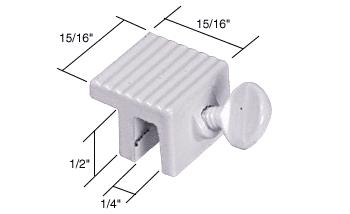 Window Thumbscrew Lock, White - Package