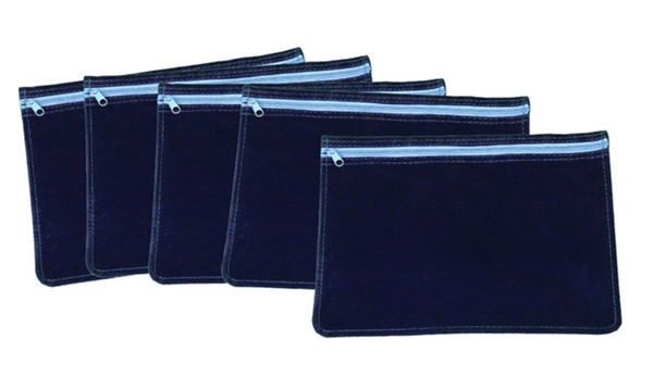 Zerust 8" x 10" Silver Jewelry and Coin Anti Tarnish Bag - Pack of 5