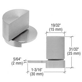 CRL Large Brushed Stainless UV Glass-to-Glass Swing Hinge
