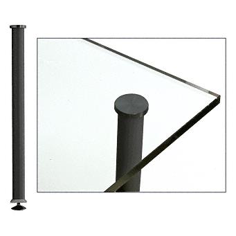 CRL Black UV Bond 1-3/16" Furniture Leg - 17" Long