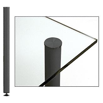 CRL Black UV Bond 2" Furniture Leg - 17" Long