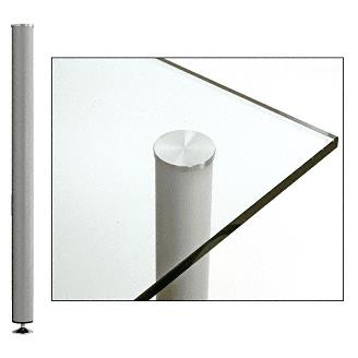 CRL Silver UV Bond 2" Furniture Leg - 28" Long