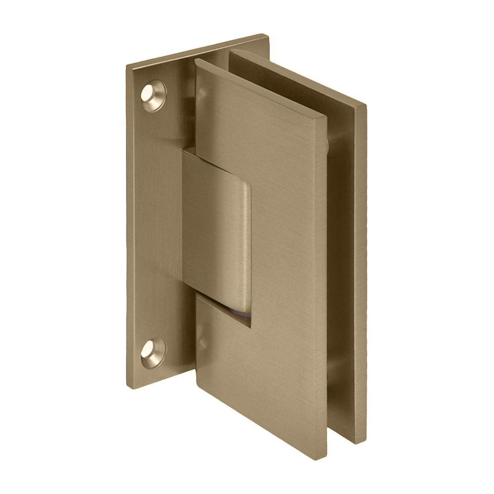 CRL Vienna 037 Series Dark Brushed Bronze Wall Mount Shower Door Hinge