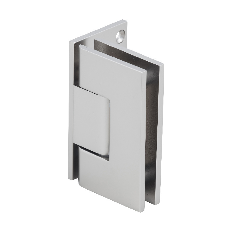 CRL Satin Nickel Vienna 044 Series Wall Mount Offset Back Plate Hinge