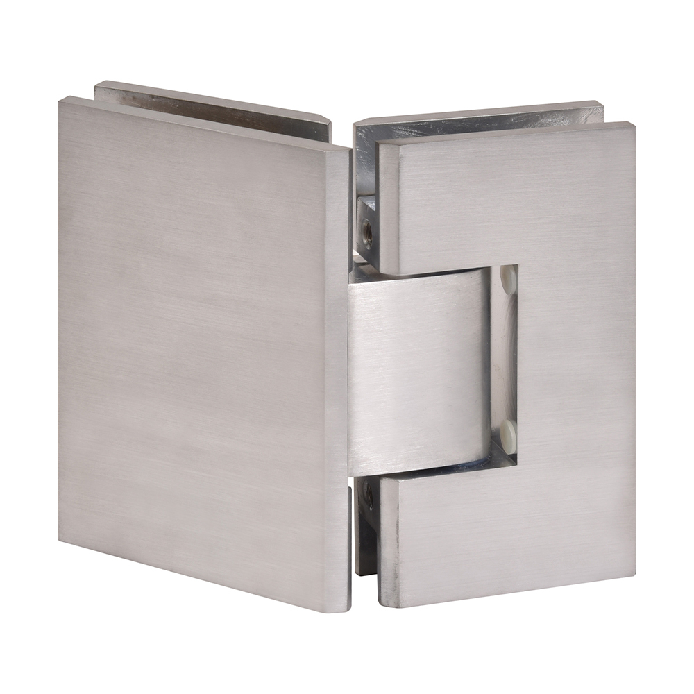 CRL Vienna 045 Series Brushed Chrome 135&#176; Glass-to-Glass Hinge