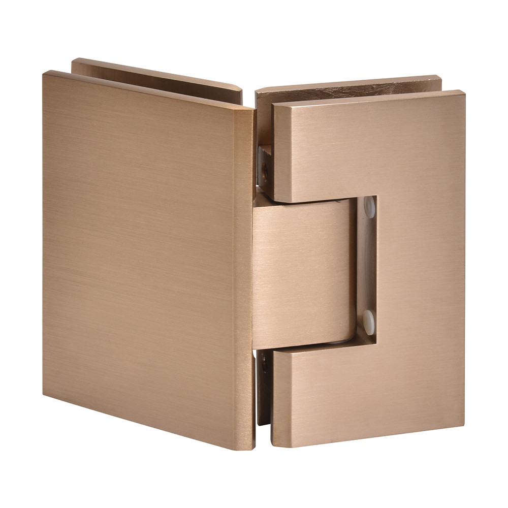 CRL Vienna 045 Series Dark Brushed Bronze 135&#176; Glass-to-Glass Hinge