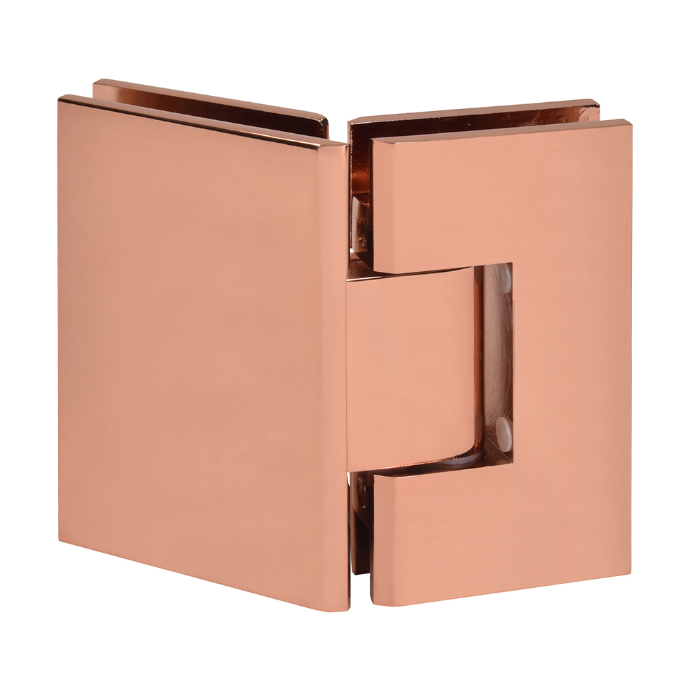 CRL Vienna 045 Series Rose Gold 135&#176; Glass-to-Glass Hinge