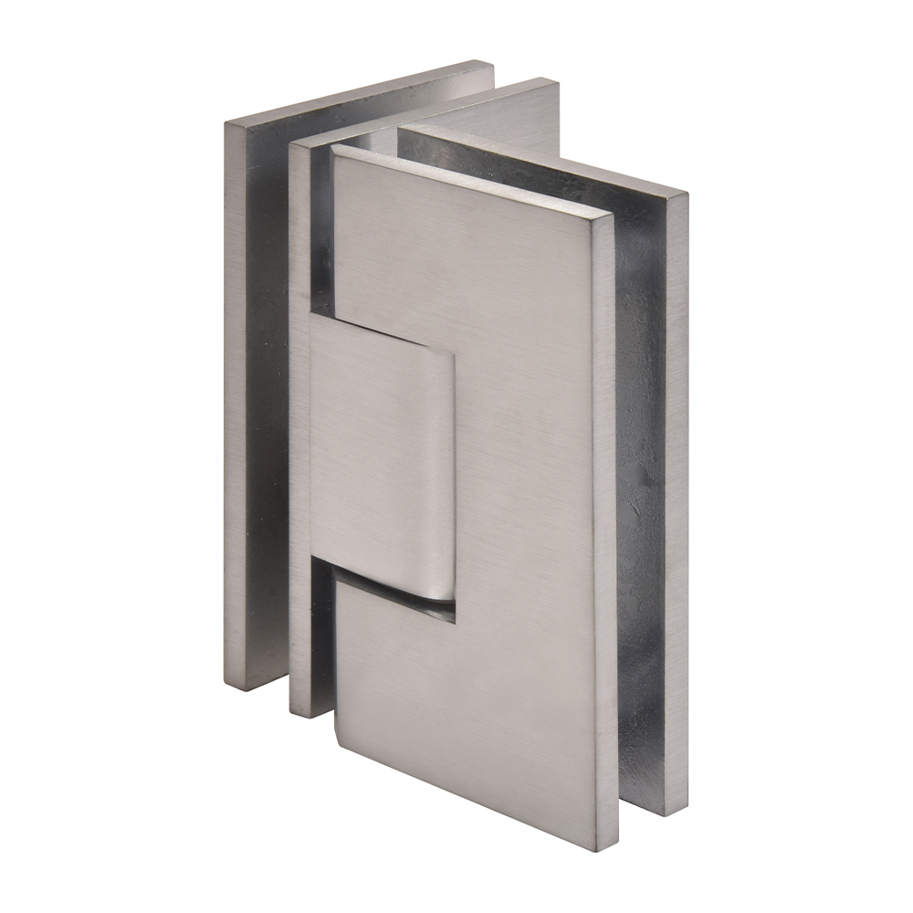CRL Vienna 092 Series Brushed Chrome 90&#176; Glass-to-Glass Hinge