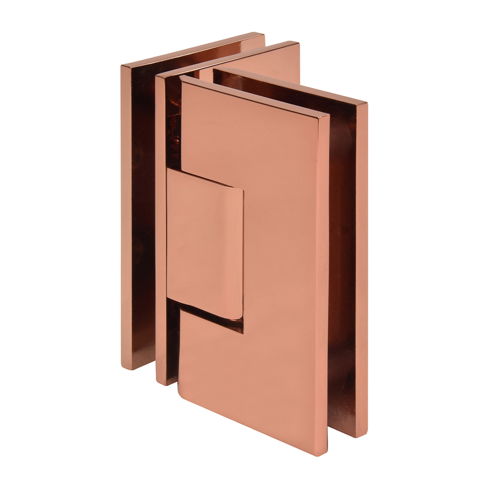 CRL Vienna 092 Series Rose Gold 90&#176; Glass-to-Glass Hinge