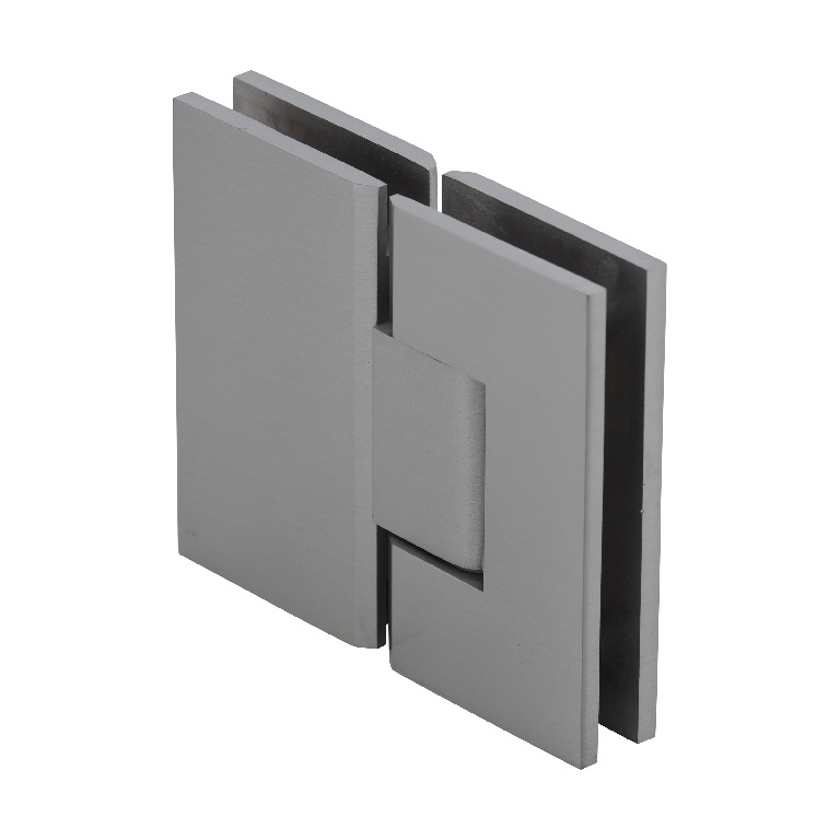 CRL Vienna 180 Series Brushed Nickel Glass-to-Glass Hinge