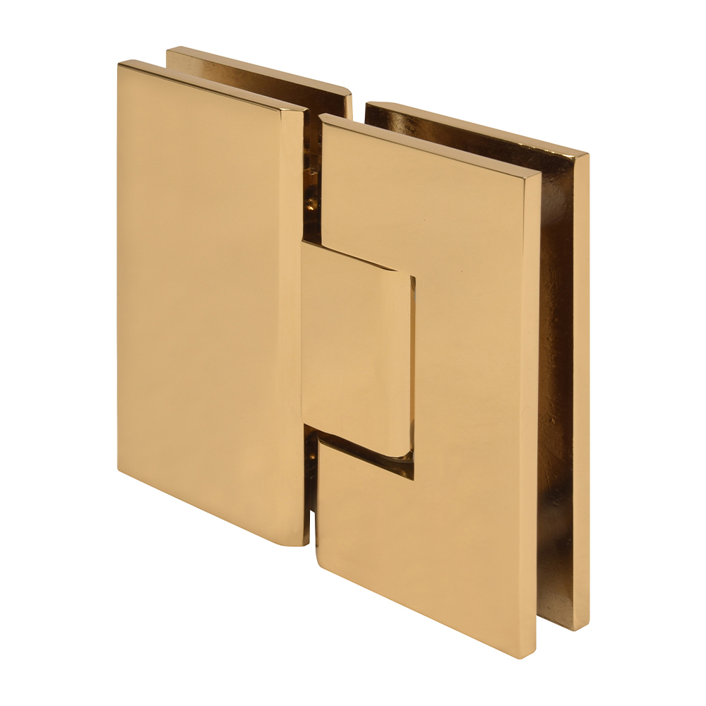CRL Vienna 180 Series French Gold Glass-to-Glass Hinge