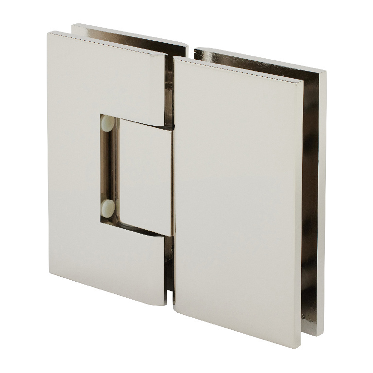 CRL Vienna 180 Series Polished Nickel Glass-to-Glass Hinge